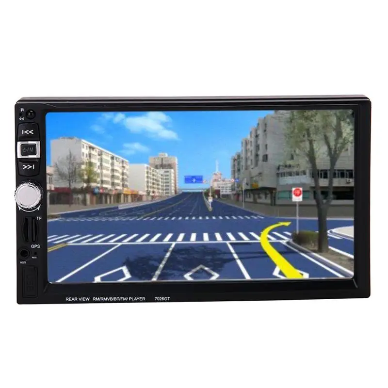 

7 inch Car Dual Ingot MP5 Navigation Bluetooth Reversing Priority 7026GT