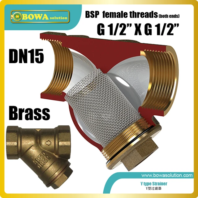 Brass Inline Y Strainer is designed to protect pumping system