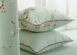 Collalily Американская Британская назад диван-кровать синий цветок Подушки натуральные растительные пастырской Пледы Подушки Детские