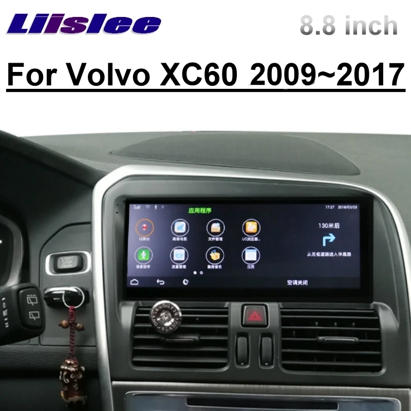 Автомобильный Мультимедийный адаптер для Volvo XC60 XC 60 2009~ NAVI LiisLee, gps, wifi, аудио, CarPlay, 8,8 дюймов, Радио Навигация
