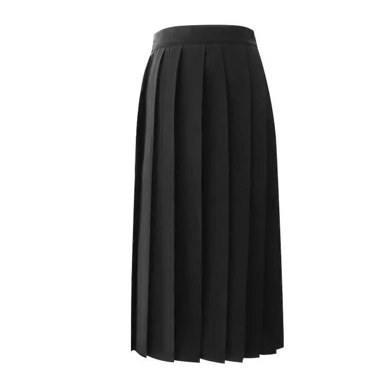

Japanese JK Uniform Student College Pleated Skirt Cute Female Sailor Navy School Uniform High Waist Skirt For Girls