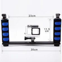 Handheld Handle Hand Grip Stabilizer Rig Underwater Scuba Diving Dive Tray Mount for Gopro Hero Camera