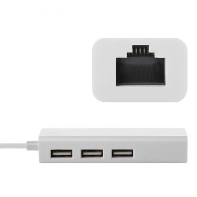 Nworld Тип C USB 3,1 Ethernet-адаптер с HUB Порты RJ45 сетевой карты сетевой адаптер для Macbook USB-C Тип