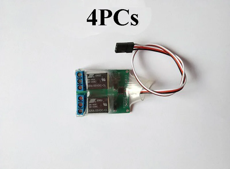 

RC Switch K2 PWM Relay Switch 2-in-1 Double Relay Electronic PWM Signal/LED Light/Smoke/Camera/Buzzer Controller f FPV Aircraft