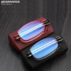 WEARKAPER Coating Anti-fatigue Anti-Blu-ray Reading Glasses Men Women Folding Foldable Glasses Metal Glasses With Original Box ► Photo 1/6