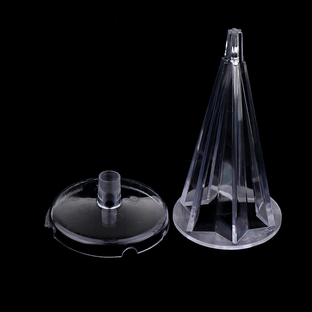 DIY Resin Molds Jewelry Making Mould Tool Ornament Cone Plastic Candles Mold for Polymer Clay,Crafting,Epoxy Resin, Dried Flower