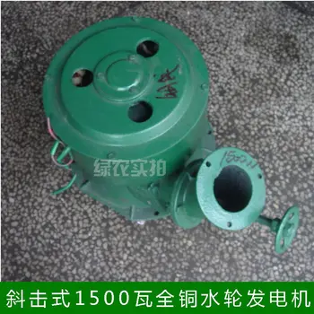 

1500W full copper line slanting hydroelectric generator 1.5kw hydraulic unit generating small machine hydropower