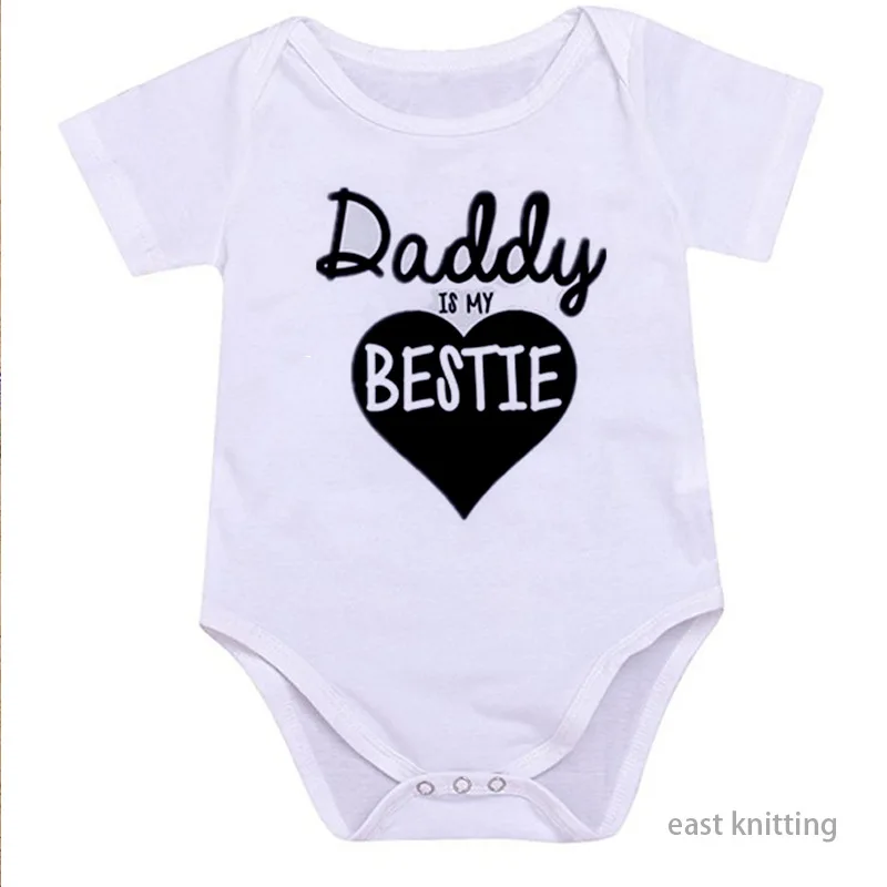 Daddy is My Bestie UNCLE дедушка детские комбинезоны с печатью летняя одежда для малышей