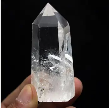 

70g natural clear quartz crystal wand point healing as gift