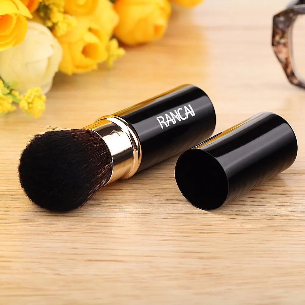 single makeup brush powder blusher brush retractable face brushes (1)