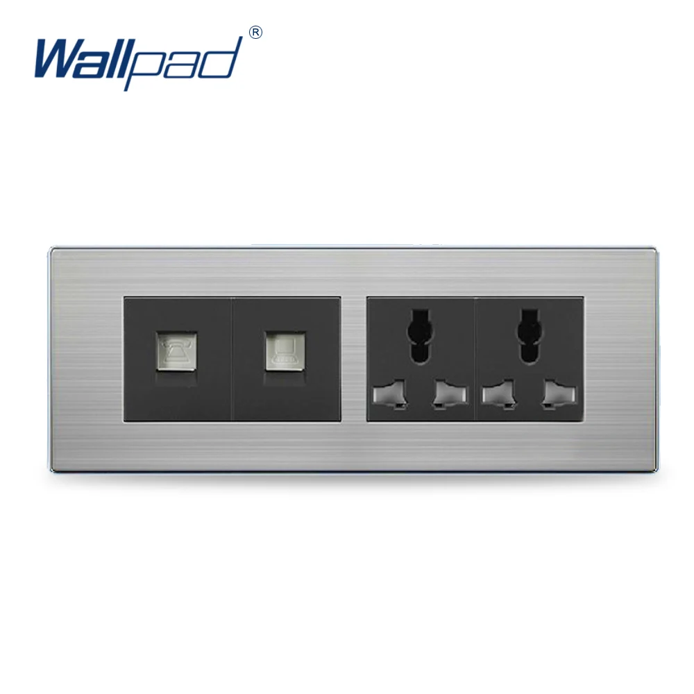 Универсальная Розетка COM + TEL 6 контактов 2019 дюйма от китайского производителя Wallpad