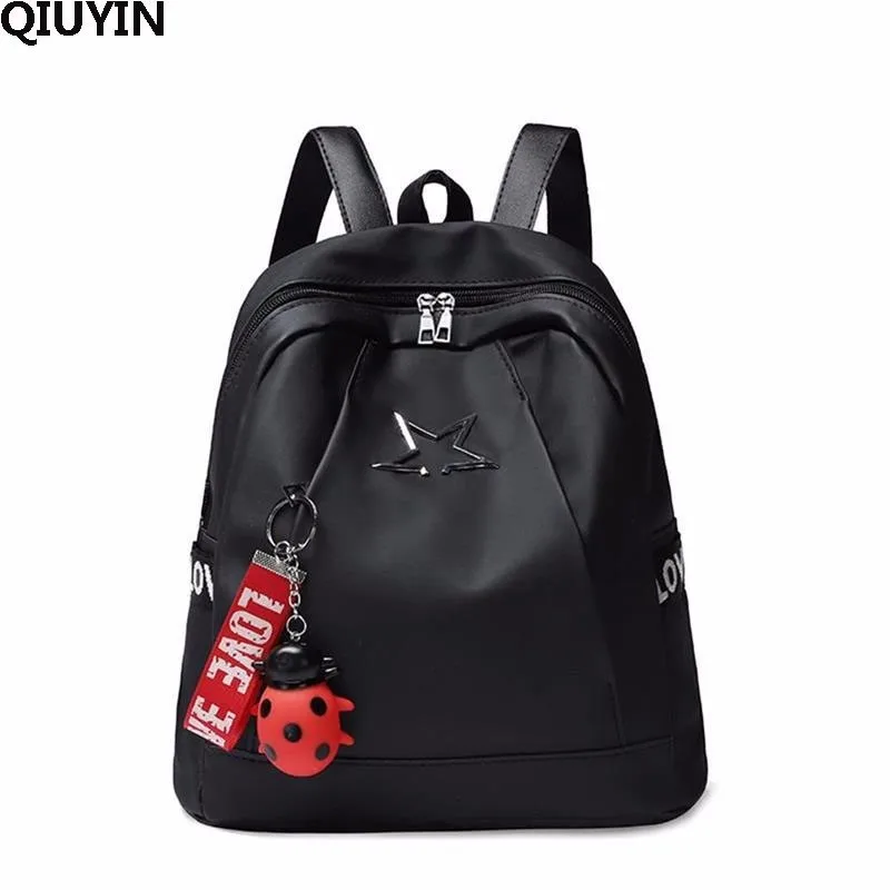 

QIUYIN Women Backpacks Mochila Feminina Fashion Waterproof Oxford Backpack Girls Schoolbag Shoulder Bag High Quality