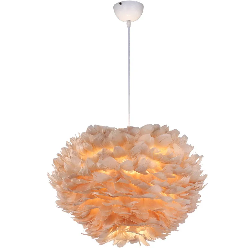 

Modern Swan Feathers Led Pendant Light Bedroom Bedside Hanglamp Nordic Bedroom Decoration Romantic Pendant Lamp Free Shipping