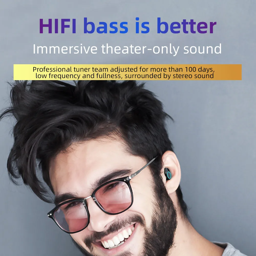 FDBRO X6 TWS наушники беспроводные Bluetooth гарнитуры True 5,0 шум снижение CVC8.0 Hi-Fi стерео наушники вкладыши 3000 мАч чехол для зарядки