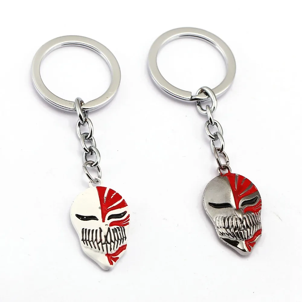 BLEACH Keychain Anime Key Chain 9 style Key Ring Holder Pendant Kurosaki Mask Chaveiro Jewelry