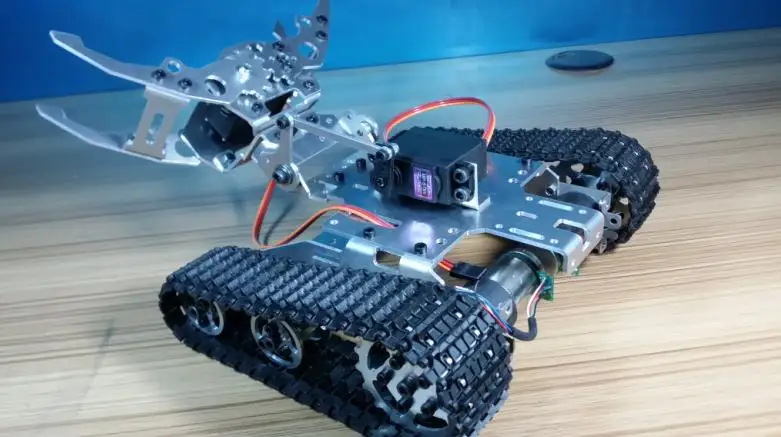 Discount Alloy Tank Chassis , Tractor Crawler Intelligent Robot Car Obstacle Avoidance barrowland diy rc toy remote control 3 Discount Alloy Tank Chassis , Tractor Crawler Intelligent Robot Car Obstacle Avoidance barrowland diy rc toy remote control 3