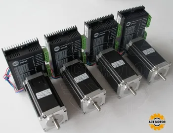 

free ship 8axis CNC KIT (4PCS 425OZ+4PCS 1700Z) STEPPER MOTOR WITH 8PCS DRIVER DM542