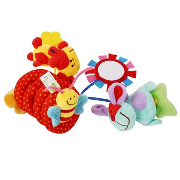 

Animal Handbell Toy for Newborn Baby Toys 0-12 Months Pram Bed Bells Soft Hanging Plush Mobility in The Crib Kids Toys Rattle