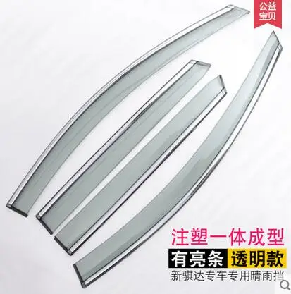 

car-styling case Fit for Tiida 2011-2016 Top quality Rain Window Sun Visor Sunvisor Trim Exterior Windows visor Car styling
