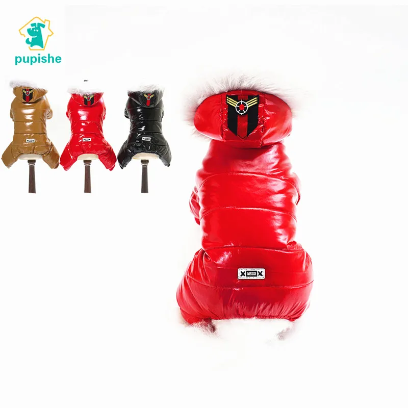 

PUPISHE Waterproof Fabric Pet Dog Clothes Thickening Warm Dog Coat Jacket Clothing For Chihuahua Small Large Dogs S-XXL