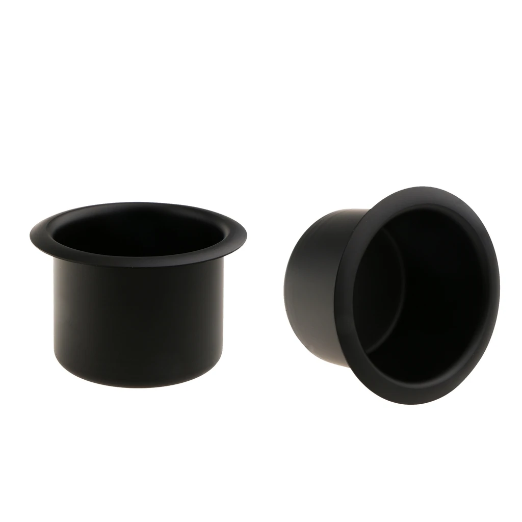 

Pack of 2 Bottle Cup Drink Holder Base for Marine Boat Car Truck Camper RV Black Color Car Accessories