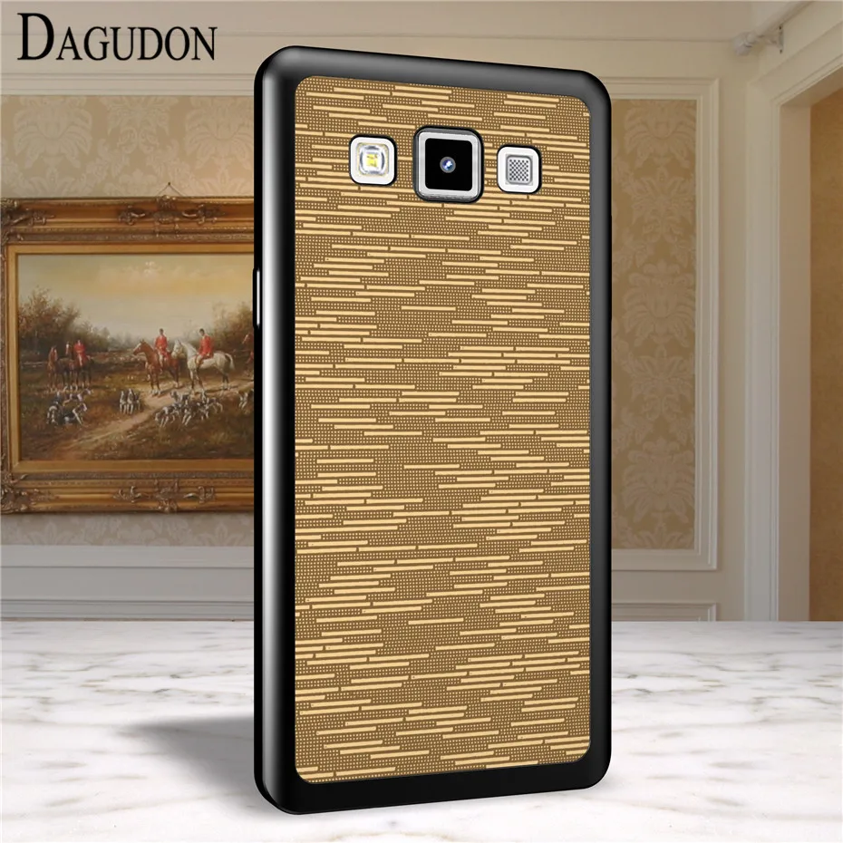 DAGUDON чехол для samsung Galaxy A3 A5 J2 J3 J5 J7 2017 2016 премьер A8 2018 золото Винтаж полосой случаи