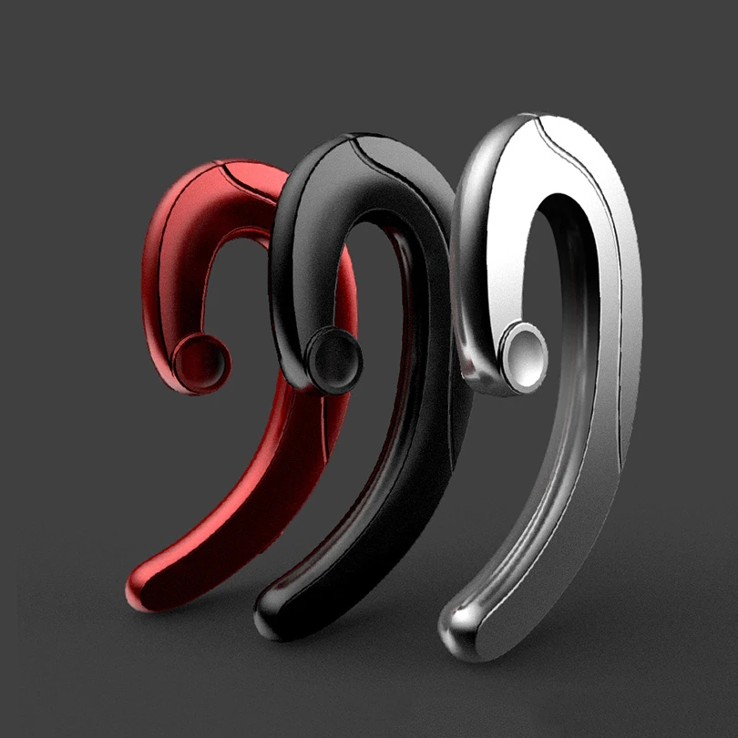 Aibesser special hook design over the ear bluetooth earbuds long