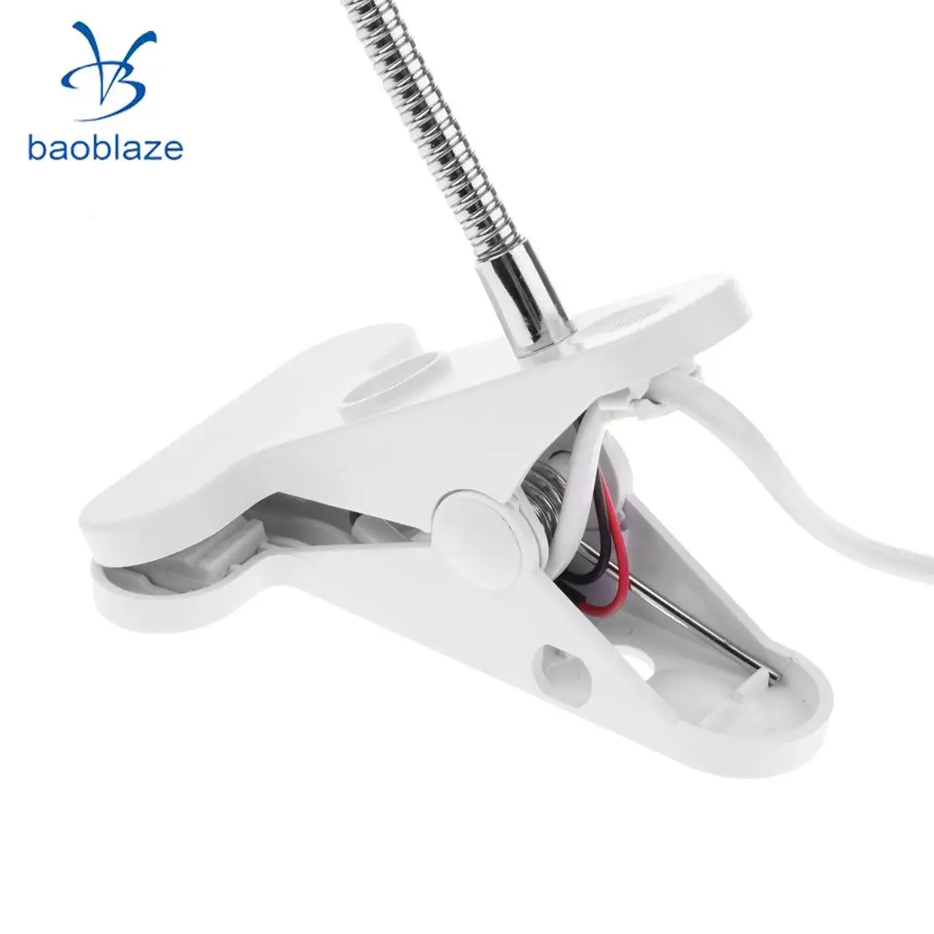 E27 Flexiable Light Holder Socket Simple Switch Design Clip Lamp with Touch Control UK Plug