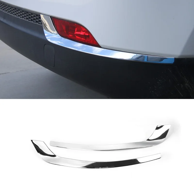 

2Pcs Rear Bumper Cover Chrome Decoration Car Sticker for Jeep Compass 2017 Onward Car Styling Accessories