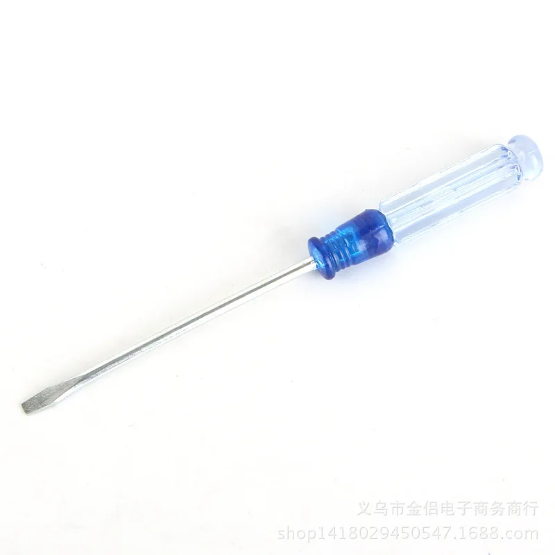 

Small small screwdriver screwdriver transparent crystal word notebook screwdriver 3.0 X75mm magnetic screwdriver