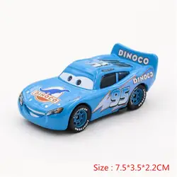 Автомобили disney Pixar Автомобили 2 и 3 синий Маккуин семья литья под давлением металлический сплав игрушечный автомобиль 1:55 Свободные