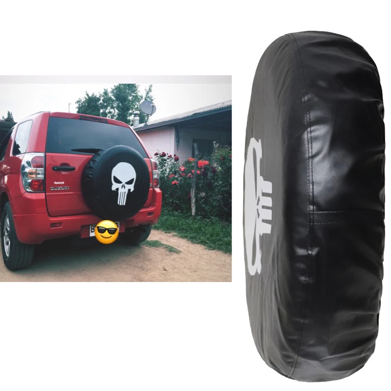 

2pcswheel tire covered protector case Universal Spare Wheel Tire Cover fit For pajero toyota jeep ecosport spare tire cover