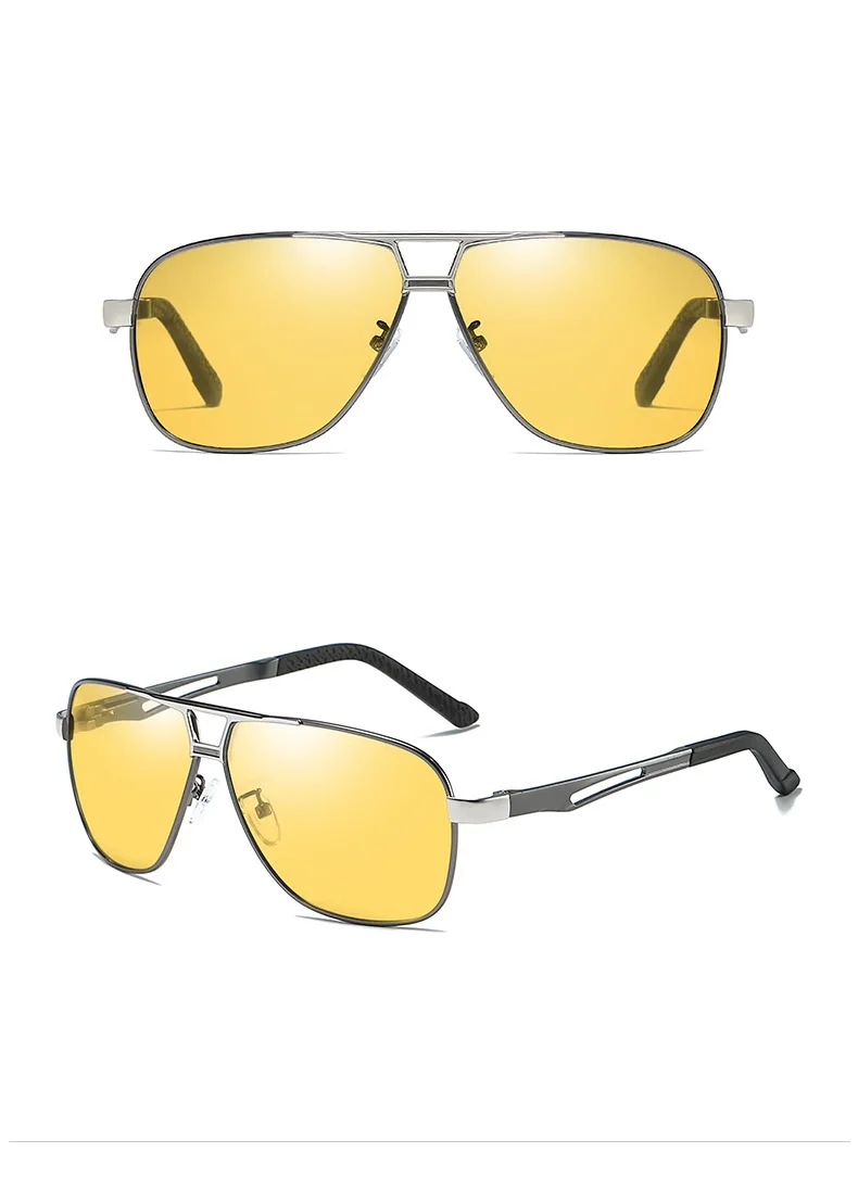 Pilot фотохромные солнцезащитные очки, мужские поляризованные солнцезащитные очки для вождения, хамелеон, очки для вождения, защитные очки ночного видения, UV400