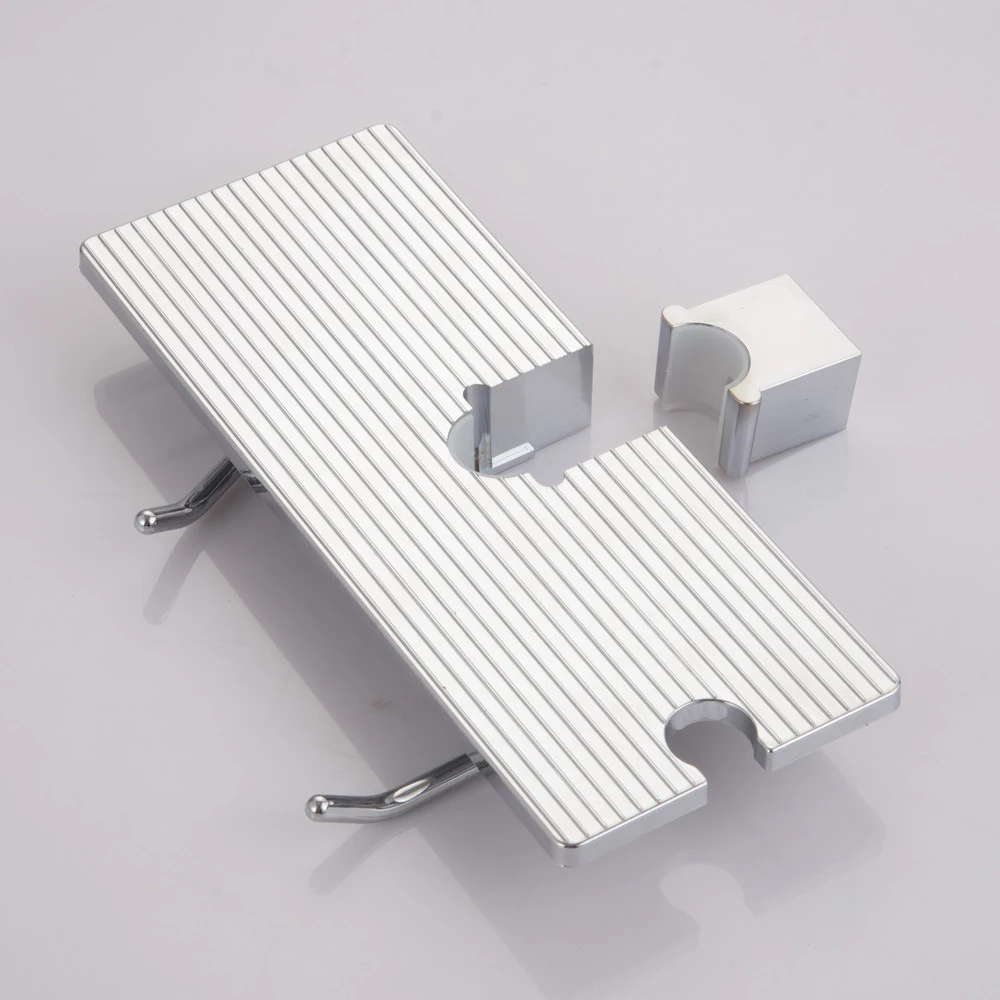 LIYIMENG الحمام الجرف الشامبو تخزين الرف المنظم حمام منشفة صينية المنزل رفوف الحمام الطبقة واحدة رأس دش حامل