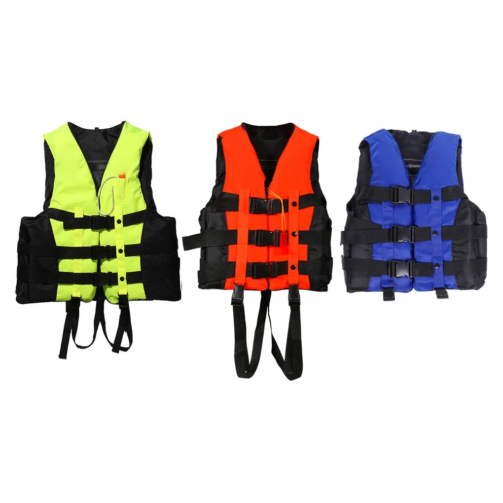 Водные виды спорта полиэстер взрослых спасательный жилет одежда заплыва катание на лодках лыжный Спасательный жилет Открытый выживания