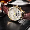 BINSSAW 2022 hombres marca de lujo Tourbillon mecánico moda Casual cuero Negocios Deportes reloj automático relogo Masculino ► Foto 3/6