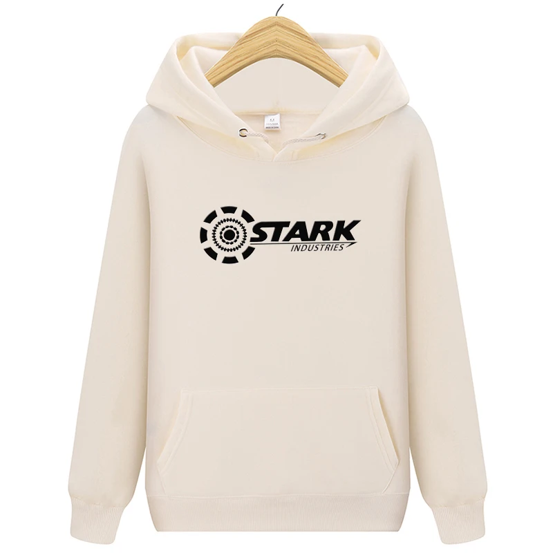 Новые Брендовые мужские толстовки STARK INDUSTRIES, зимние модные толстовки Kpop для мужчин и женщин, повседневные свободные толстовки Harajuku