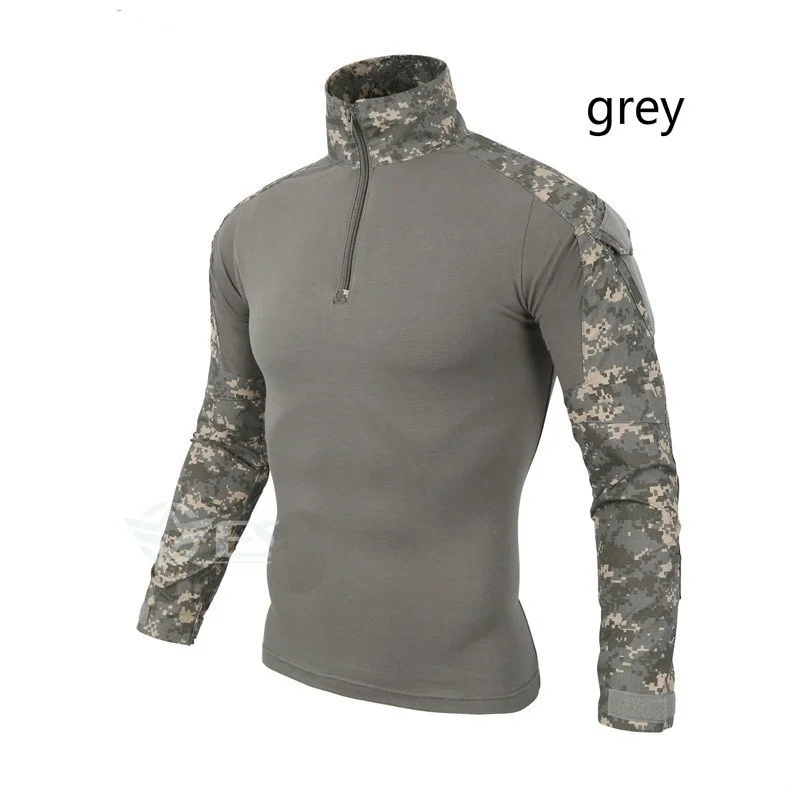 HAN WILD, мужские походные рубашки, уличная походная футболка, Военная тактическая рубашка, Мужская камуфляжная рубашка для стрельбы, охоты размера плюс