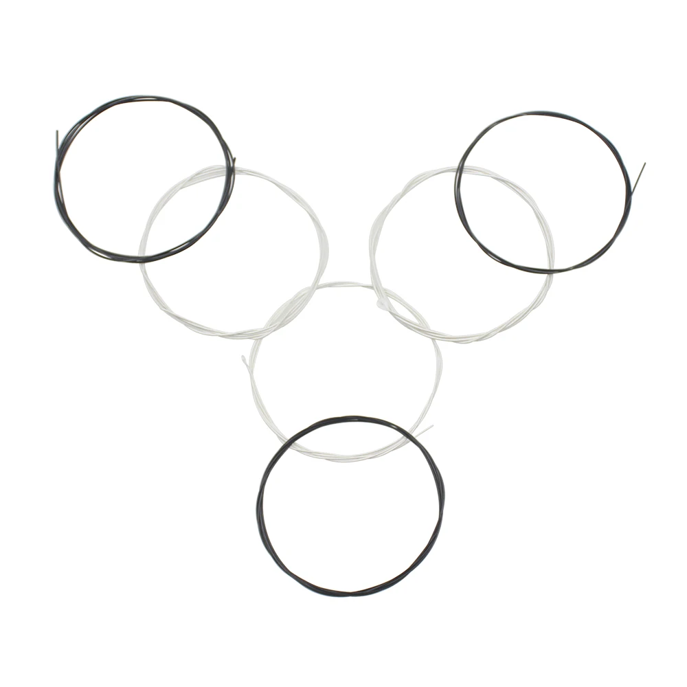 Guitar Strings electric guitar strings acoustic guitar strings classical guitar strings Black Nylon Core Silver-Plated Copper Wound 1st-6th(.028-.043) 6pcs Classical Guitar String Set
