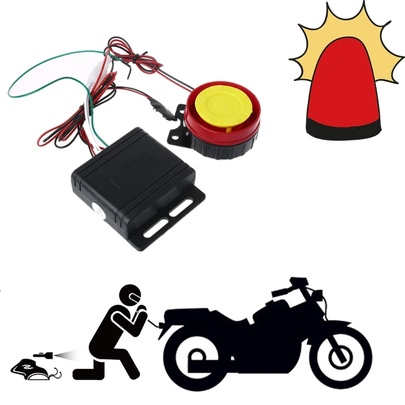 Универсальная мотоциклетная сигнализация для велосипеда, система самоката, дистанционное управление, противоугонная охранная сигнализация