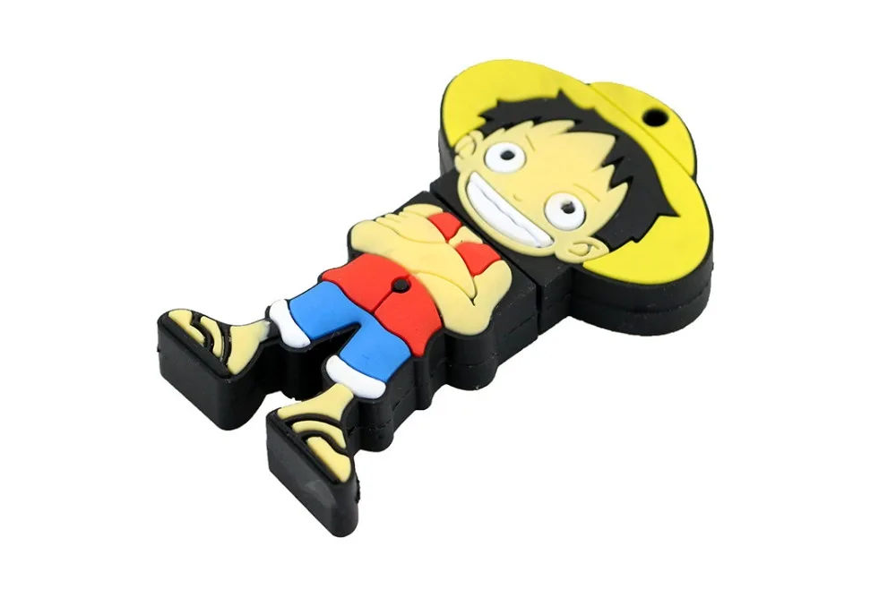 JASTER one piece 64 Гб USB флеш-накопитель 4 ГБ USB 2,0 Мультфильм Луффи U диск 16 Гб флэш-накопитель 32 Гб Флешка 8 Гб 128 ГБ USB карта памяти