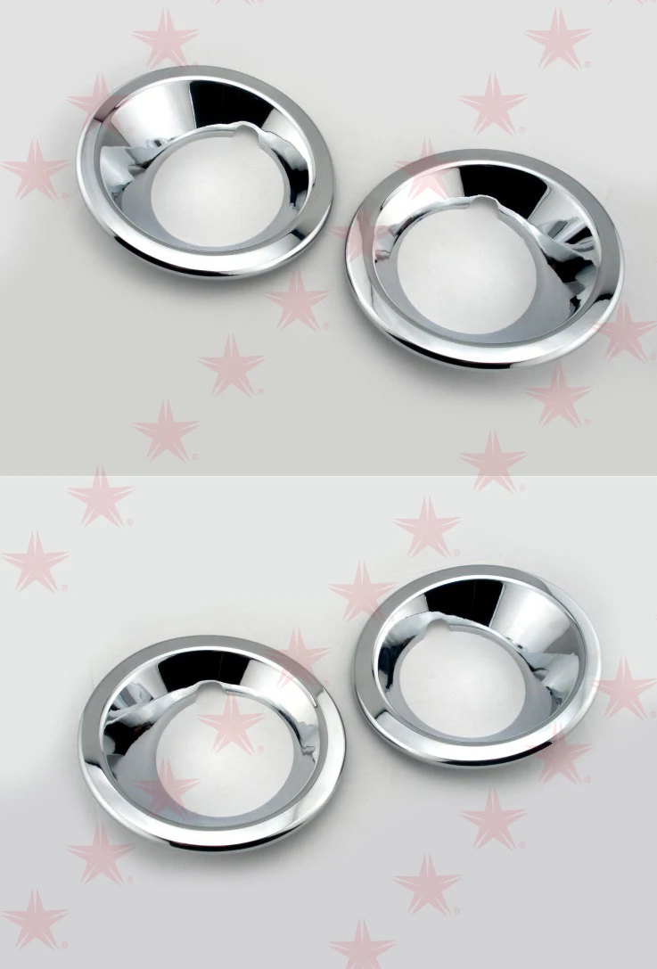 chrome light bezels on Top Quality Chrome Front Fog Light Cover Bezels Discovery 4 Lr3 Lr4 2004 2012 For Land Rover Discovery 3 Chromium Styling Aliexpress