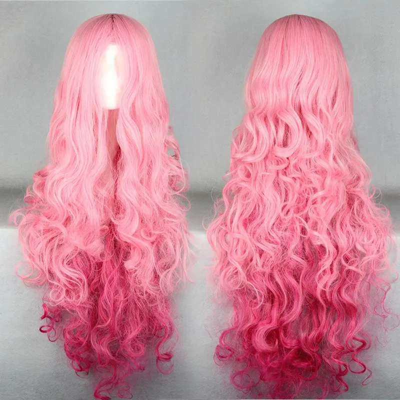 100cm Good Quality Long Pink Wig Cosplay Uta no Prince Sama Cosplay