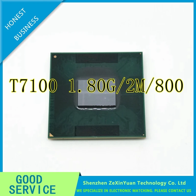 CPU laptop Core 2 Duo T7100 CPU 2M Socket 479 Cache/1.8GHz/800/Dual-Core Laptop processor