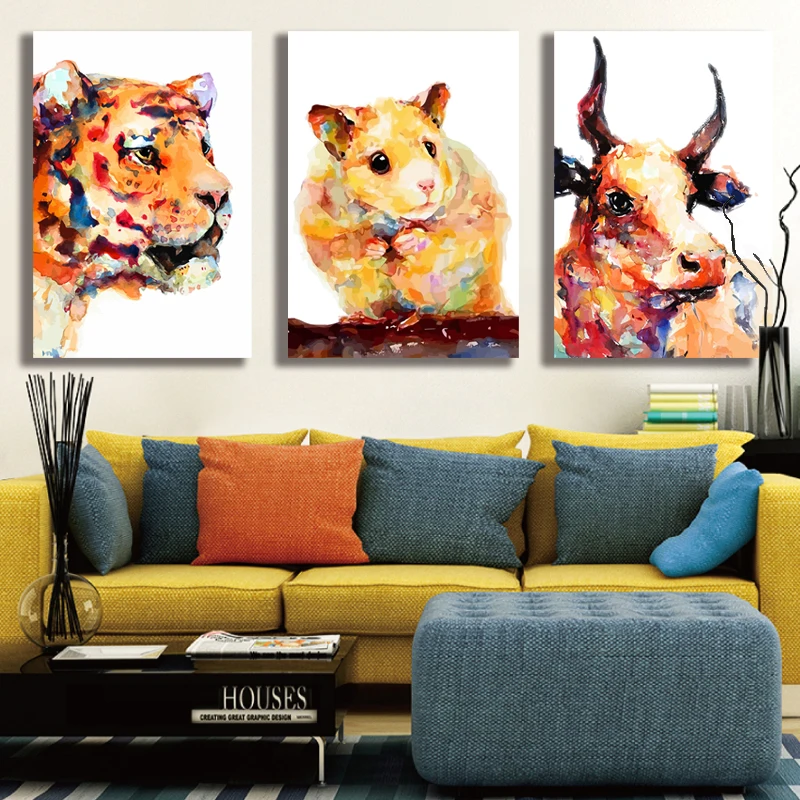 

Diy painting with Numbers, using Numbers to draw Chinese zodiac spray-painted decorative paintings