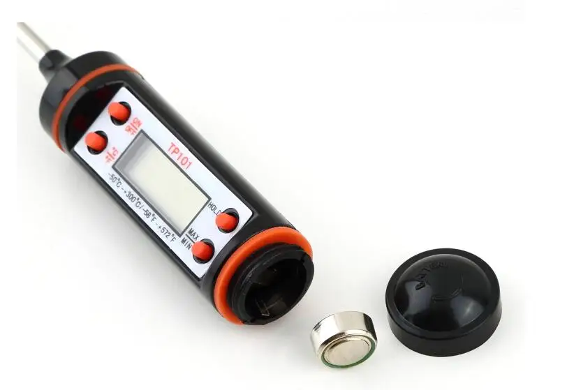 

Digital Probe Meat Thermometer Kitchen Cooking BBQ Food Thermometer Cooking Stainless Steel Foldable Probe Meat Turkey