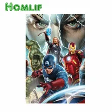 Значок с вышивкой в виде ромба Marvel Super Hero на заказ Алмазная картина Полная площадь eid mubarak живопись с пионами pintura manualidades