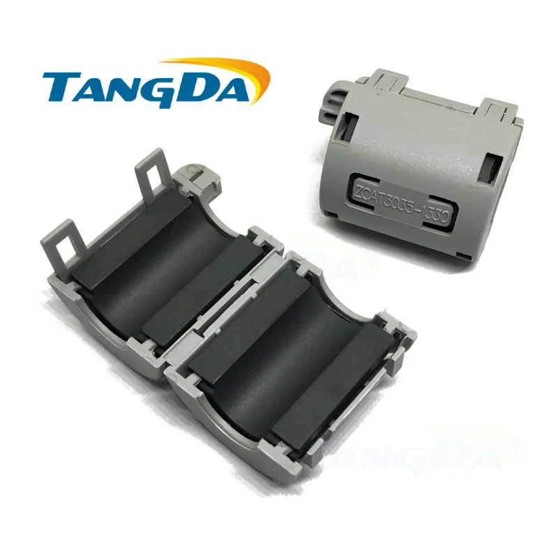 Núcleos de Ferrite Supressor de Canal-tipo Escudo de Filtragem para o Fio Braçadeira Juntar Clip-on Anti-interferência Id13mm a. se Zcat3035-1330