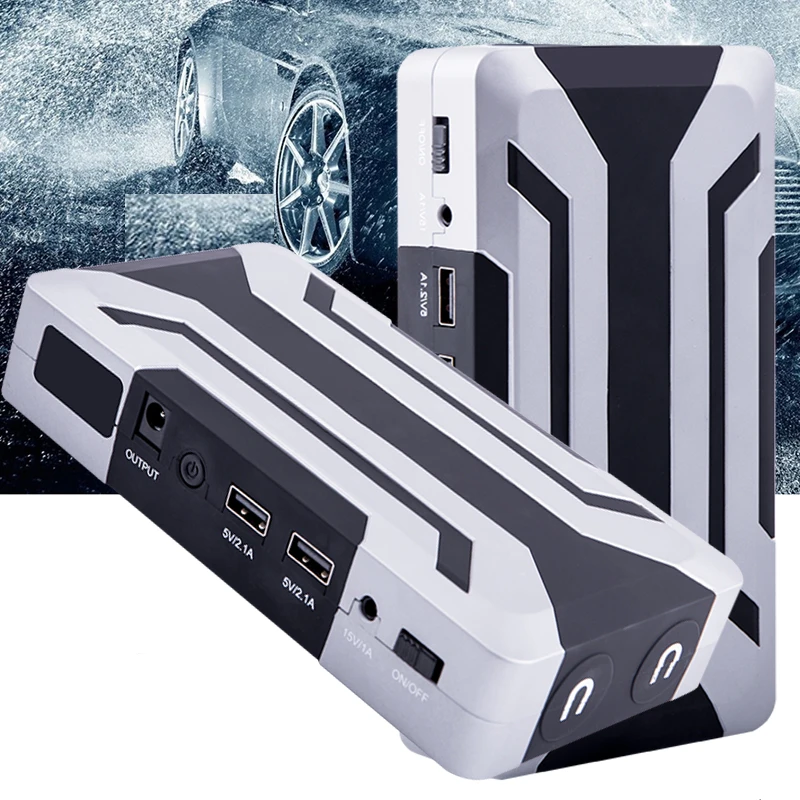 JKCOVER Car Jump Starter 1200A 18000mAh Power Bank Starting Device Booster 12V Emergency Car Charger For Car Battery Charger