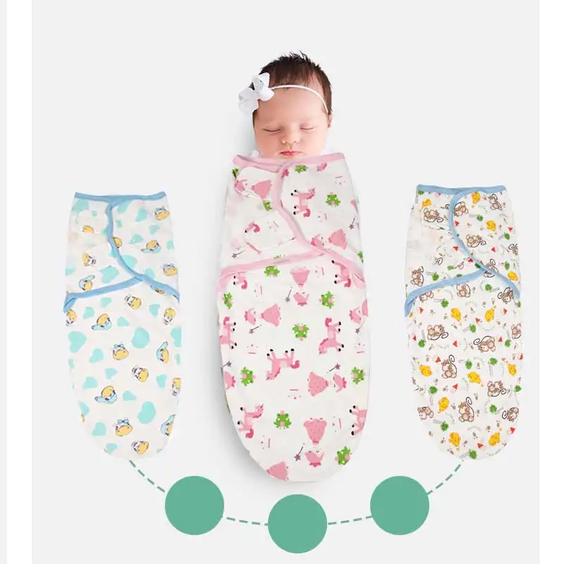 

Newborn baby swaddle wrap parisarc 100% cotton soft infant newborn baby products Blanket & Swaddling Wrap Blanket Sleepsack